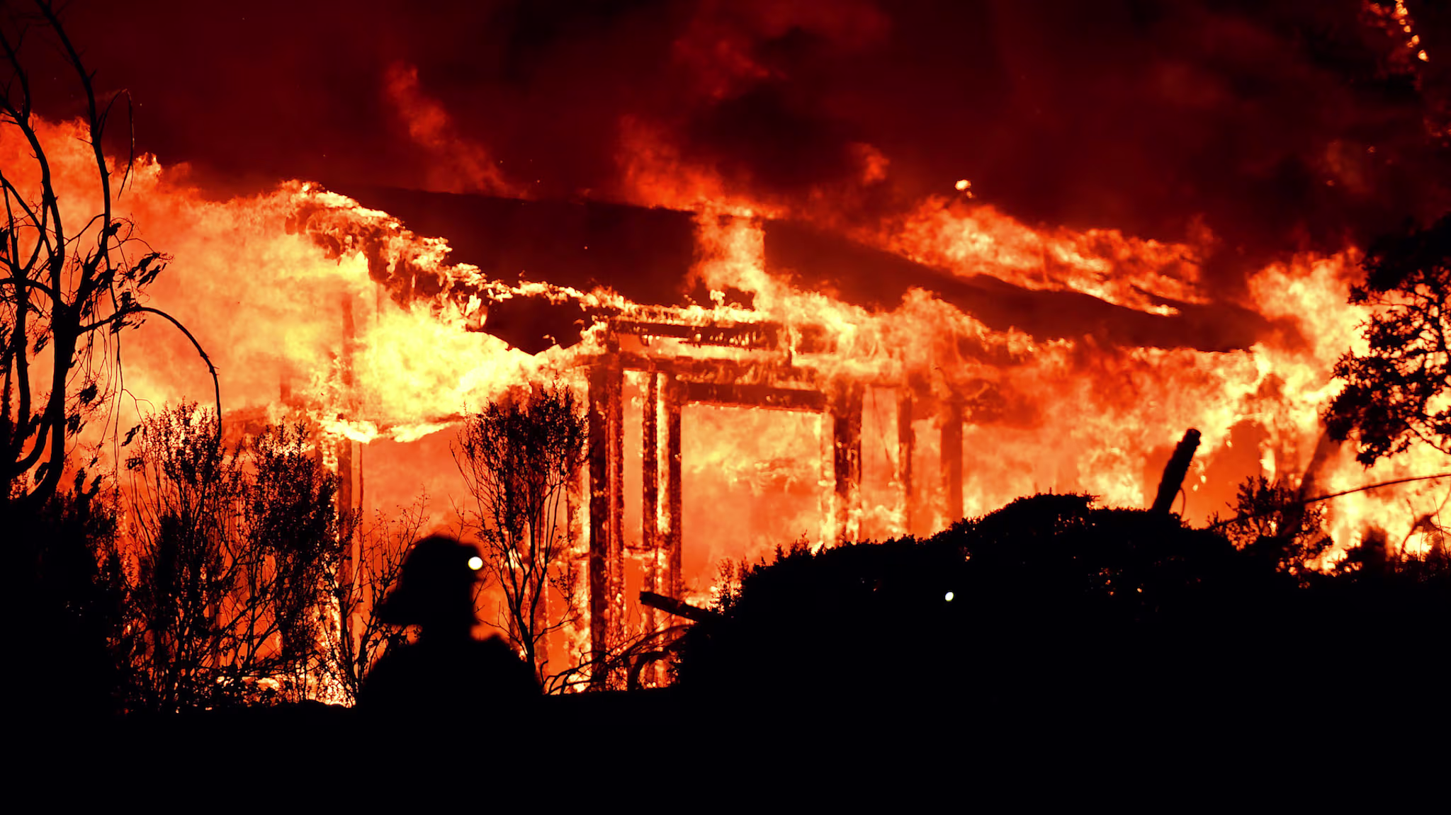 fire burning