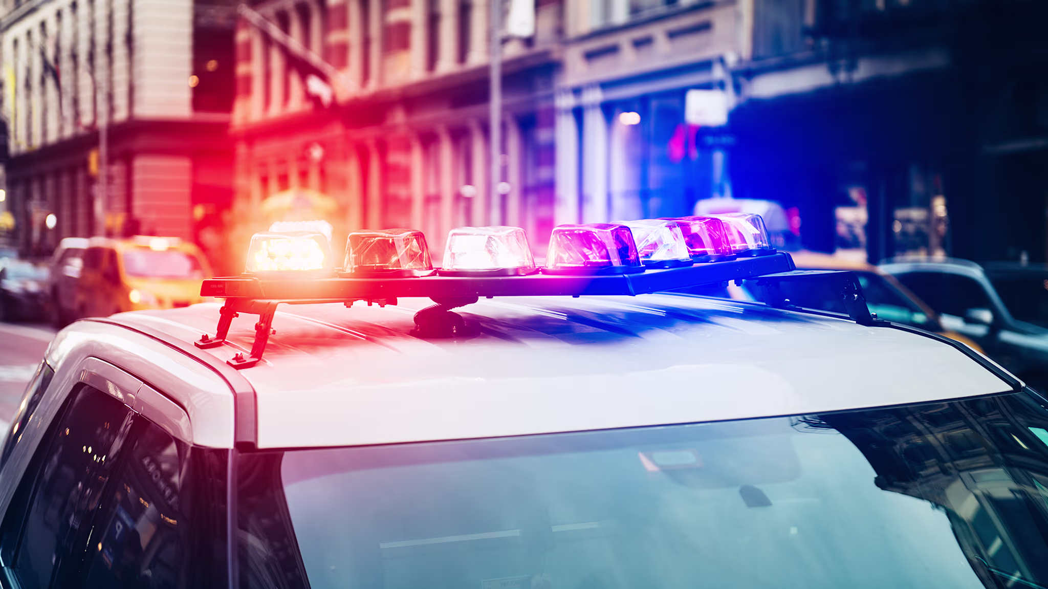 nypd car lights