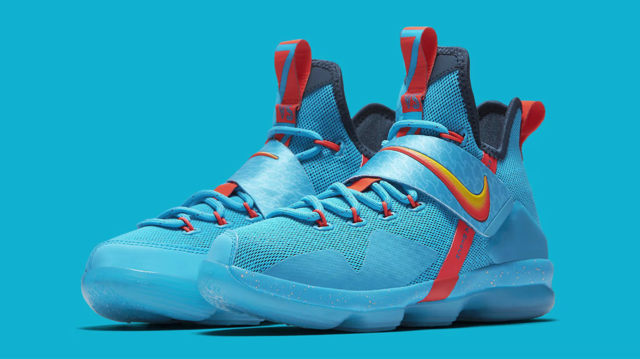 Nike LeBron 14 GS Cocoa Beach Release Date Main 859468 477