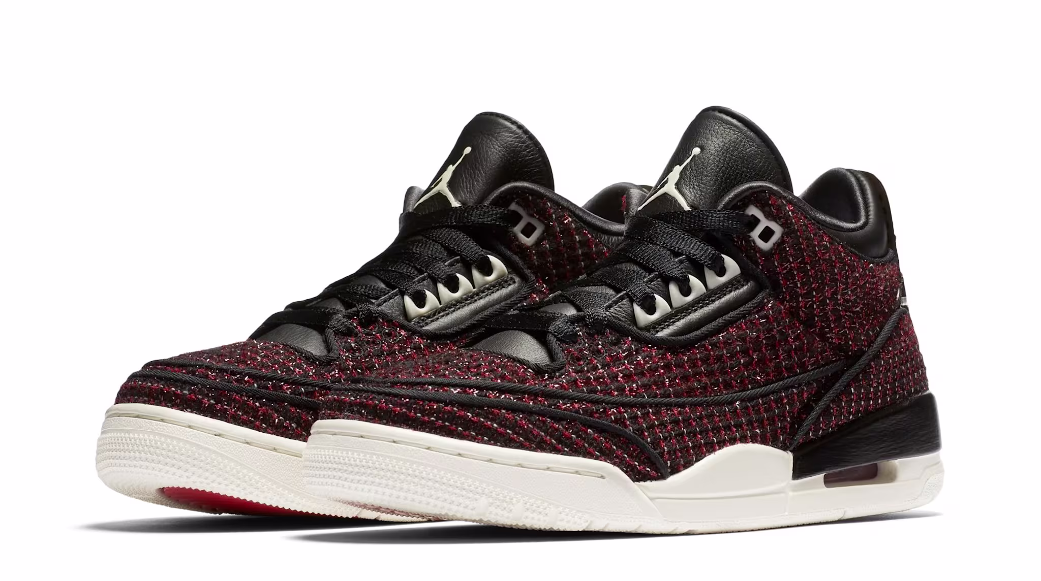 Air Jordan 3 SE AWOK 'University Red/Sail/Black' BQ3195 601 (Pair)