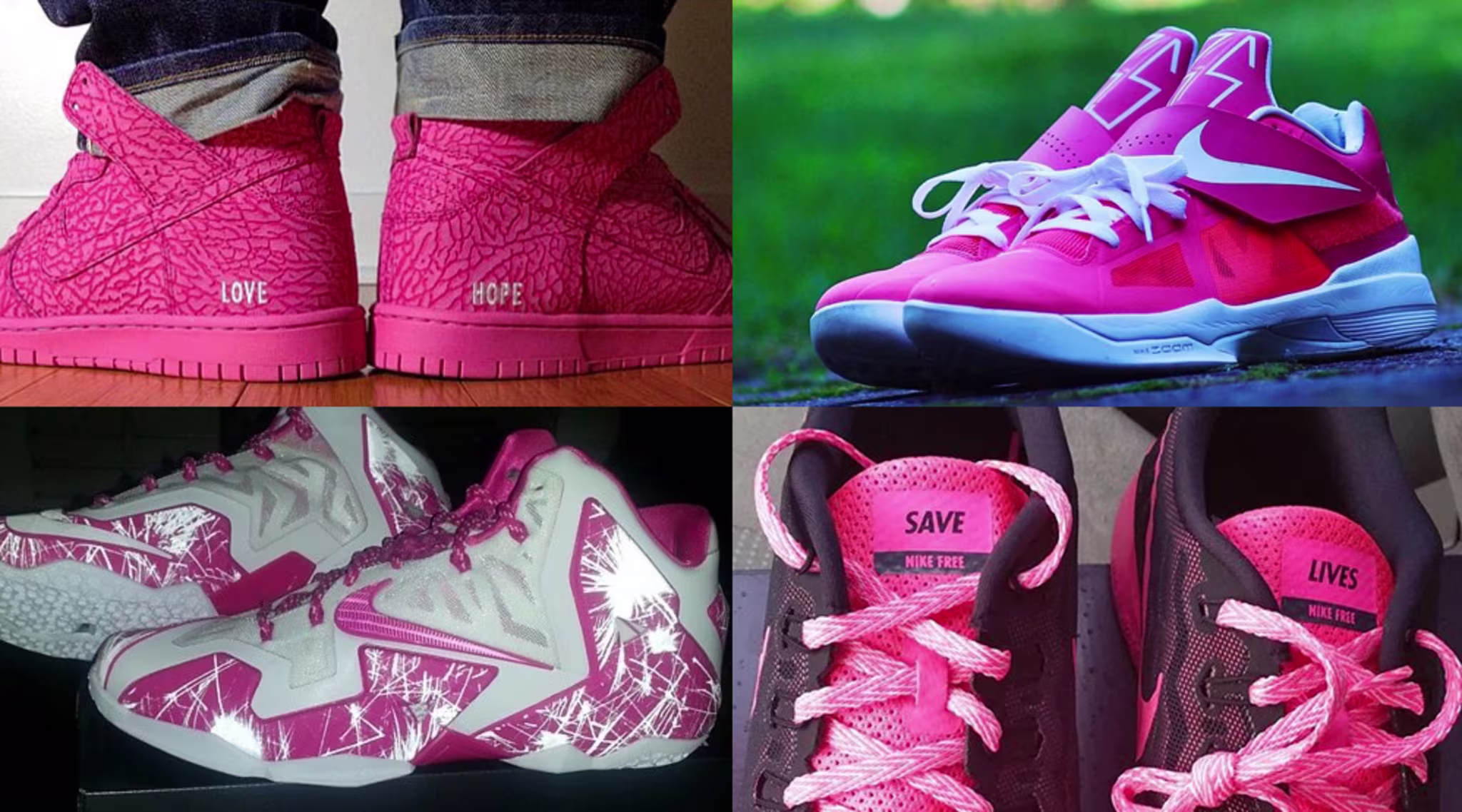 The 50 Best 'Think Pink' NIKEID Designs On Instagram