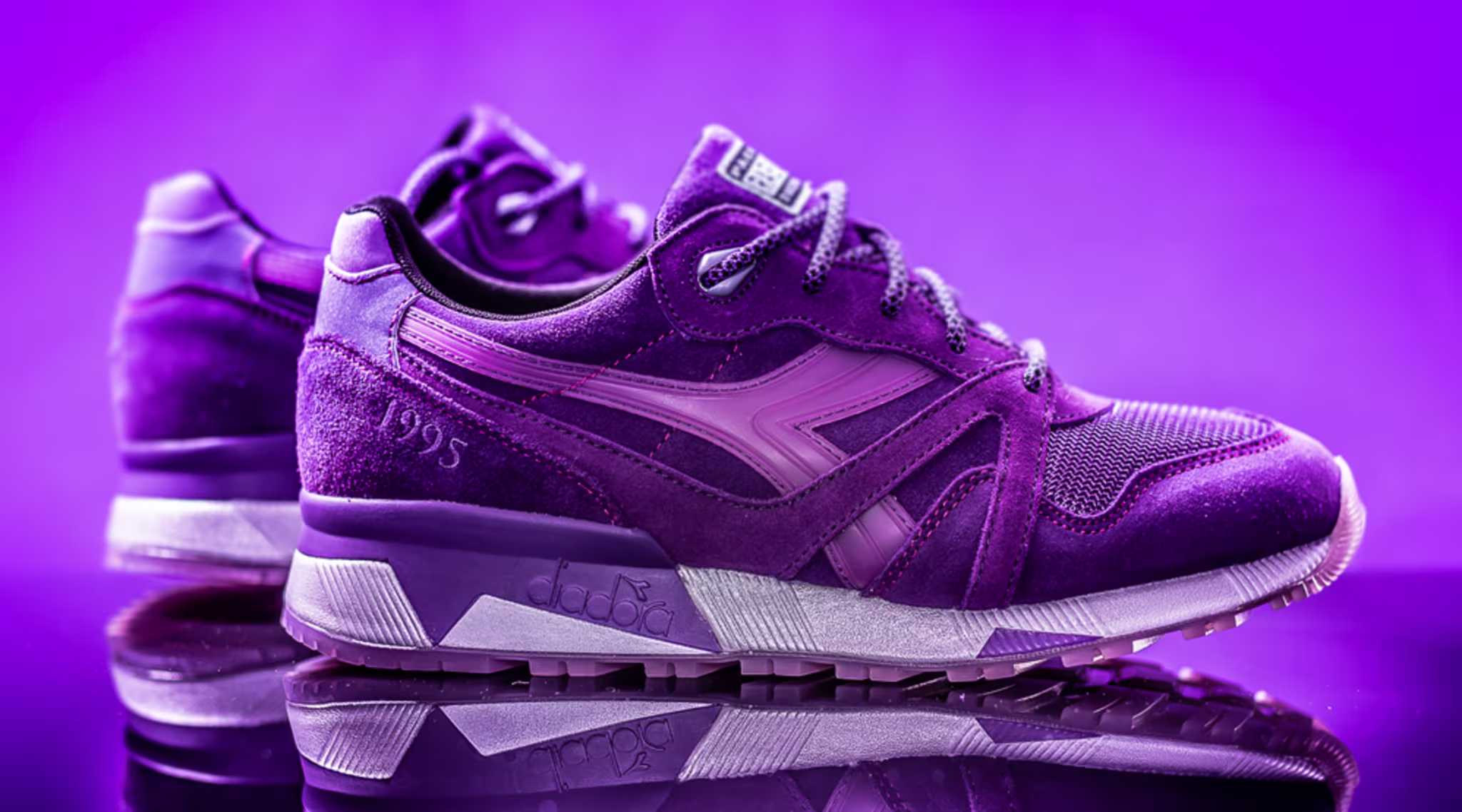 Packer Shoes Raekwon Diadora Purple Tape
