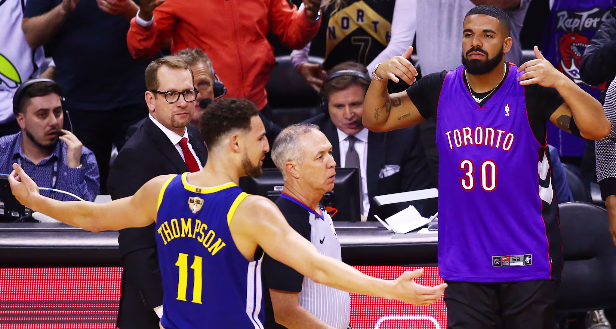 Drake and Klay Thompson