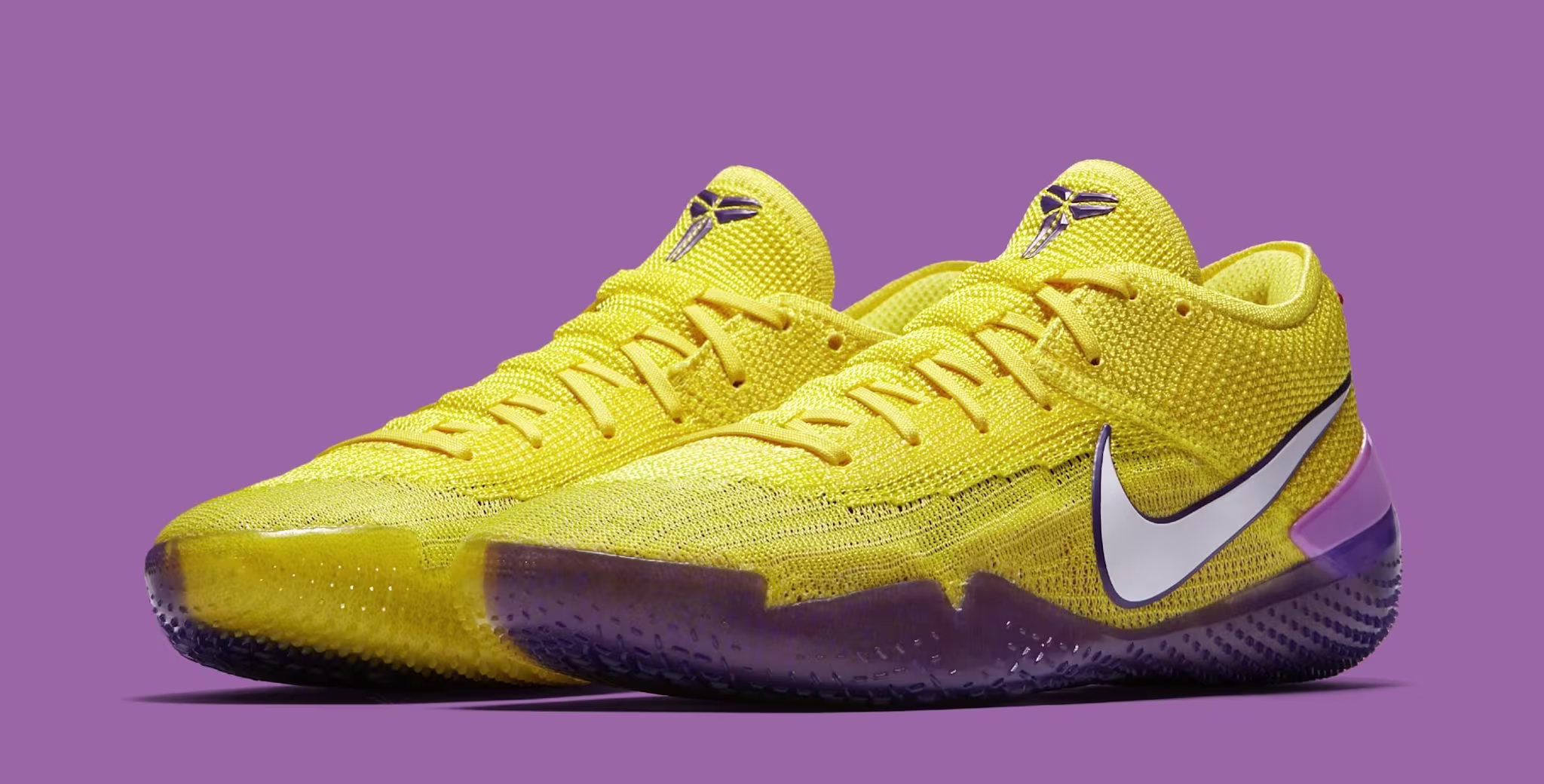Nike Kobe AD NXT 360 'Yellow Strike/White' AQ1087 100 (Pair)