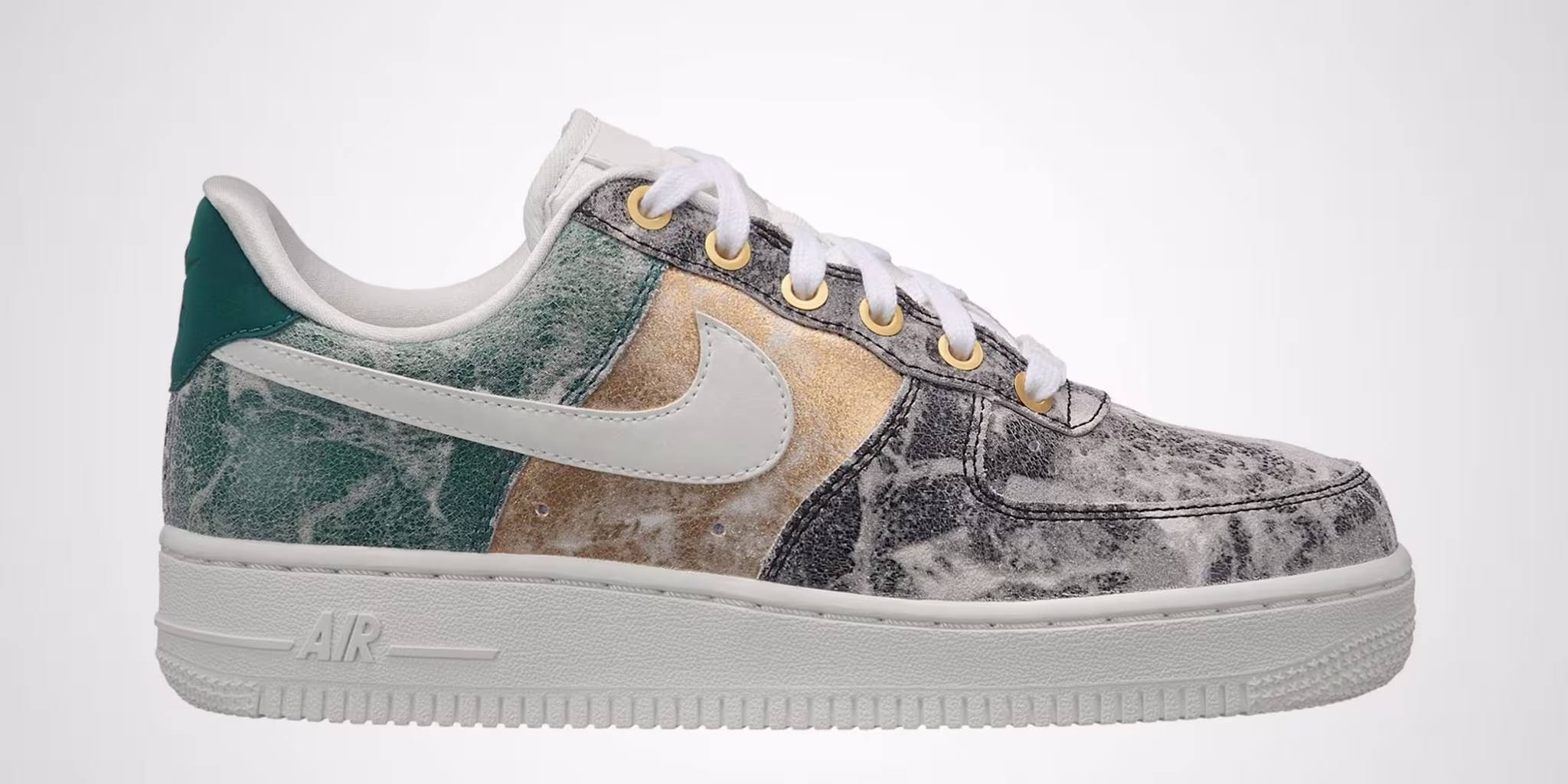 Nike WMNS Air Force 1 07 LXX 'Summit White/Summit White/Oil Grey' AO1017 100