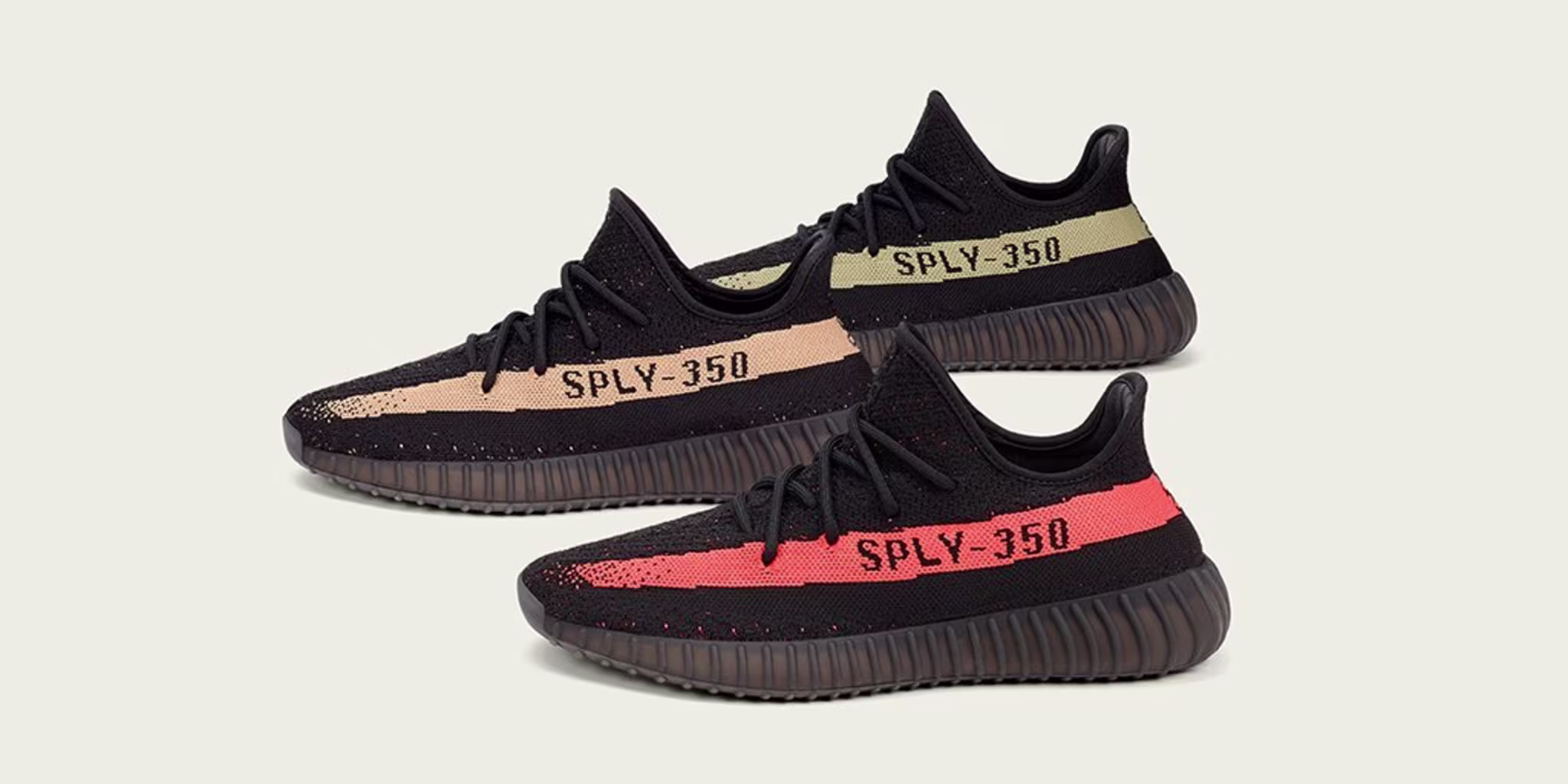 Black Adidas Yeezy Boost 350 V2 set