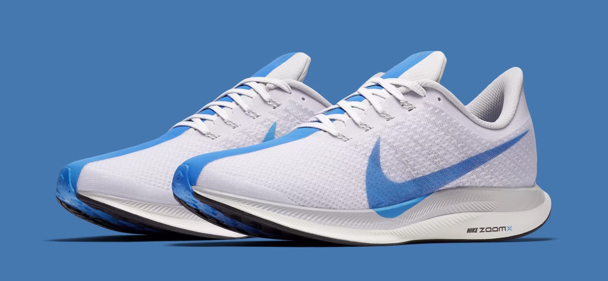 Nike Zoom Pegasus Turbo 'White/Blue Hero/Vast Grey/Blue Void' AJ4114 140 (Pair)