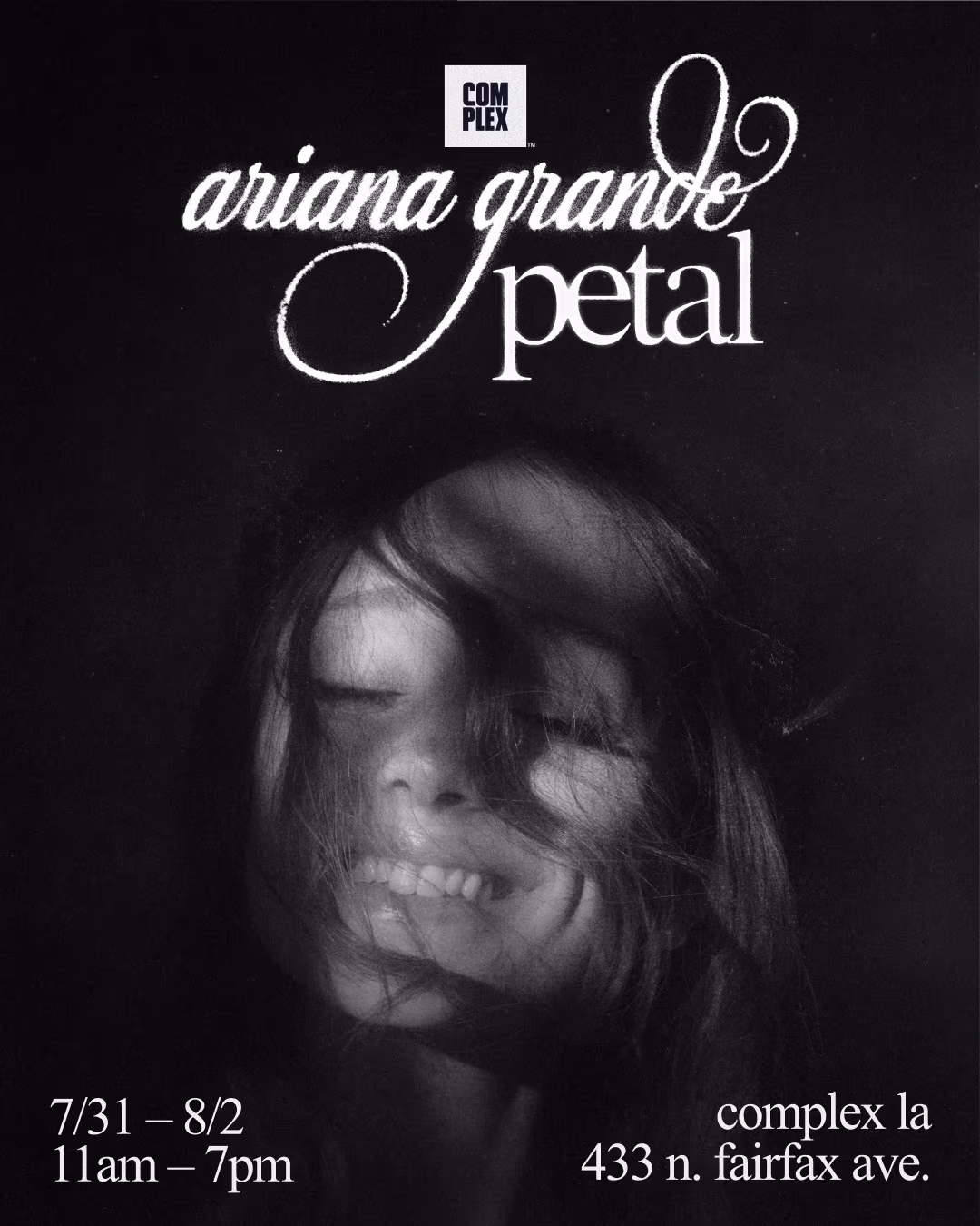 ariana grande petal pop-up
