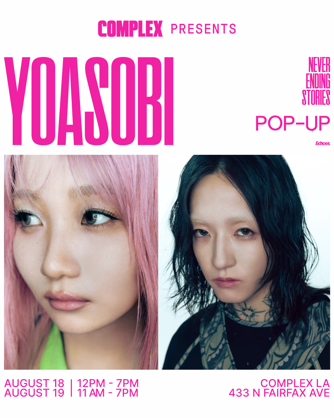Yoasobi Never Ending Stories Pop-Up