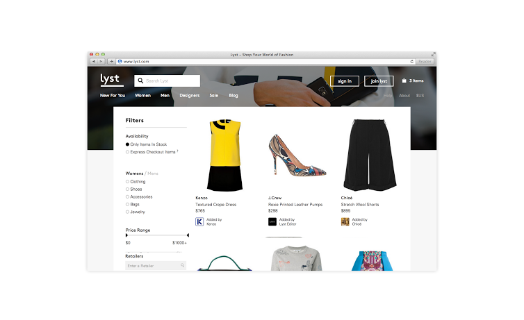 Lyst.com Revamps Its Site, Makes Shopping Even Easier | Complex