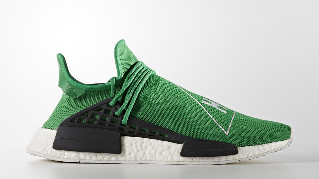 adidas HU NMD x Pharrell Williams Green Sole Collector Release Date Roundup