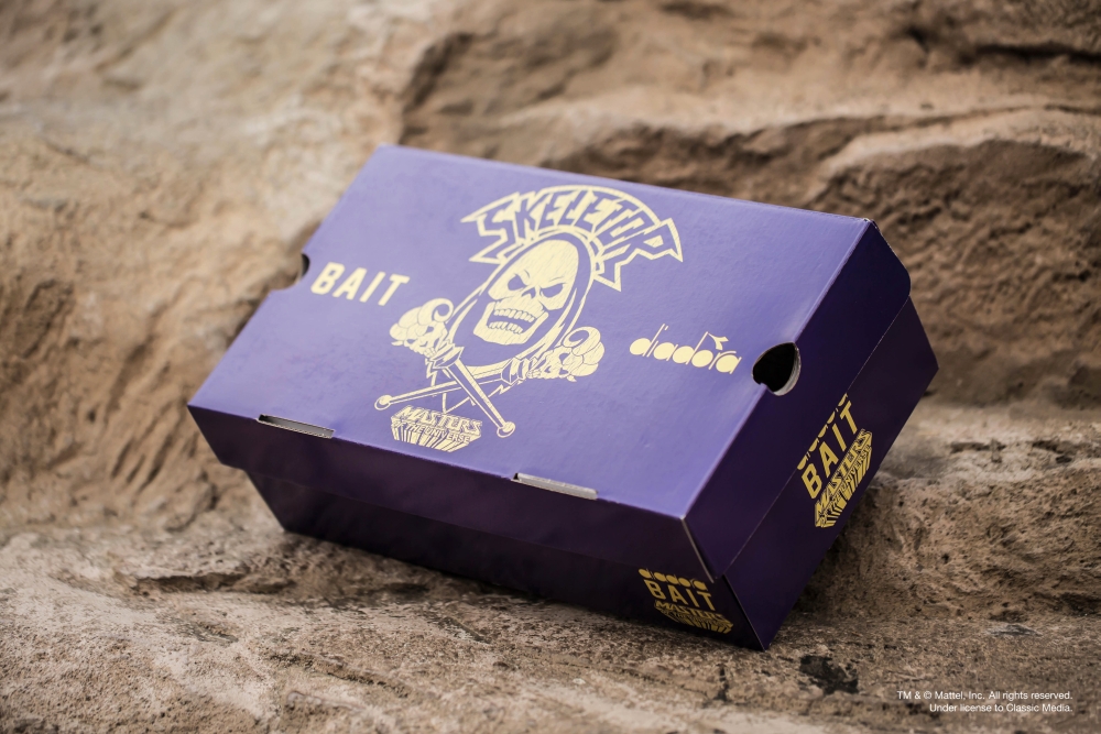 Skeletor Bait Diadora Shoes Box