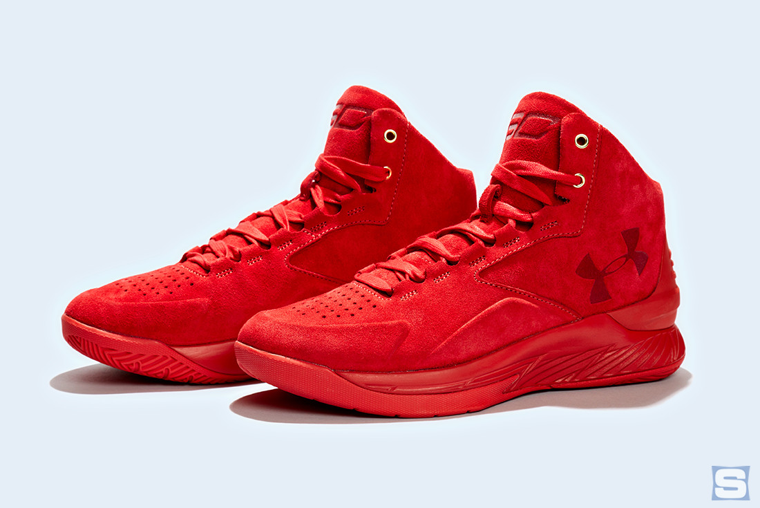 Steph curry hot sale all red shoes