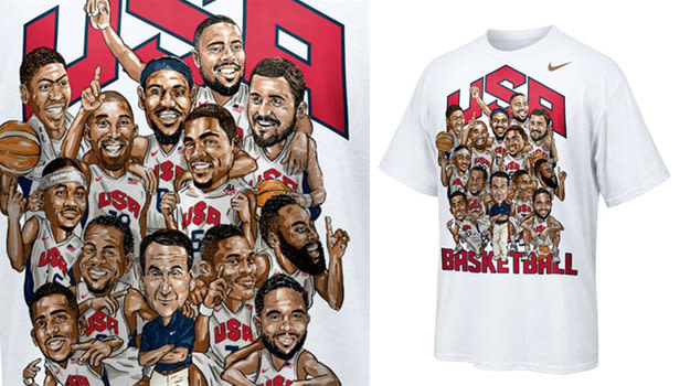 Nike Gets Creative With USA Men's Basketball 2012 Olympics Roster T ...