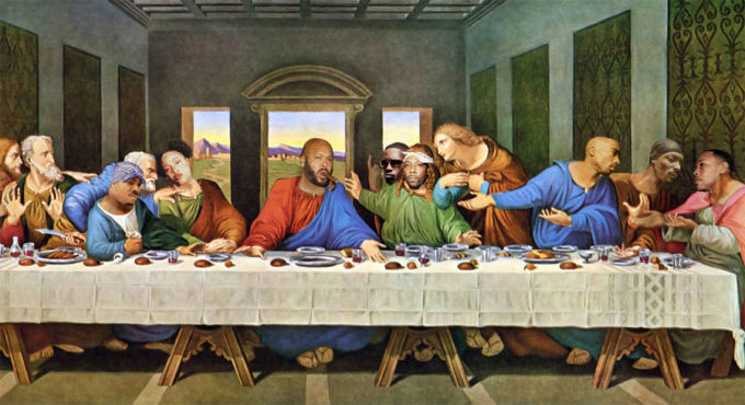The Last Supper by Leonardo da Vinci (1495-98) - 20 Paintings Improved ...