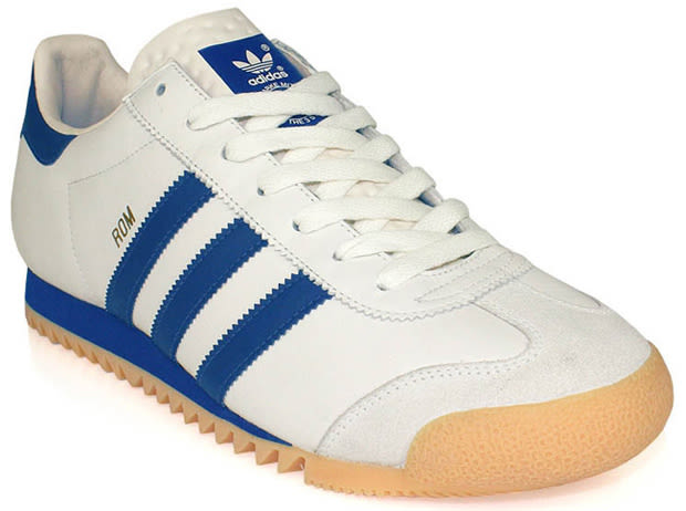adidas ROM Originals Trainers Retro Gum Sole ROME Sneakers Shoes White ...
