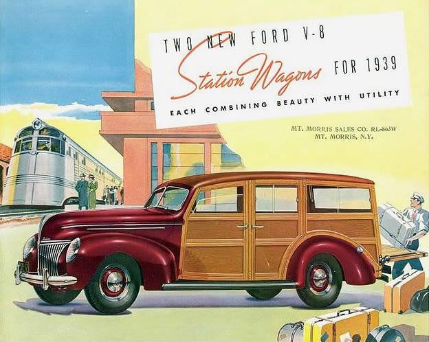 1939 Ford v8 wagon #8