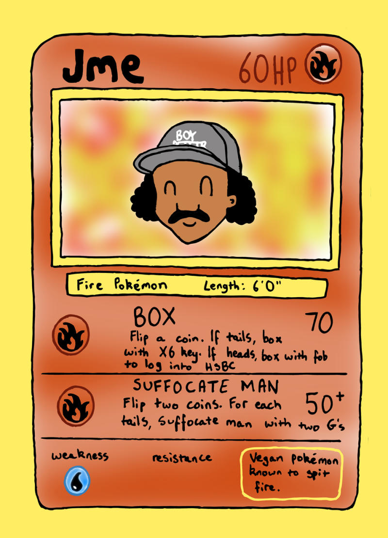 JME Charizard Pokemon Card