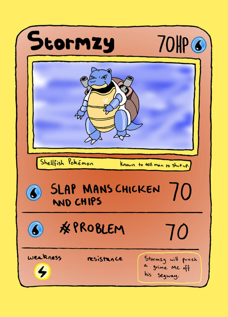 Stormy Blastoise Pokemon Card