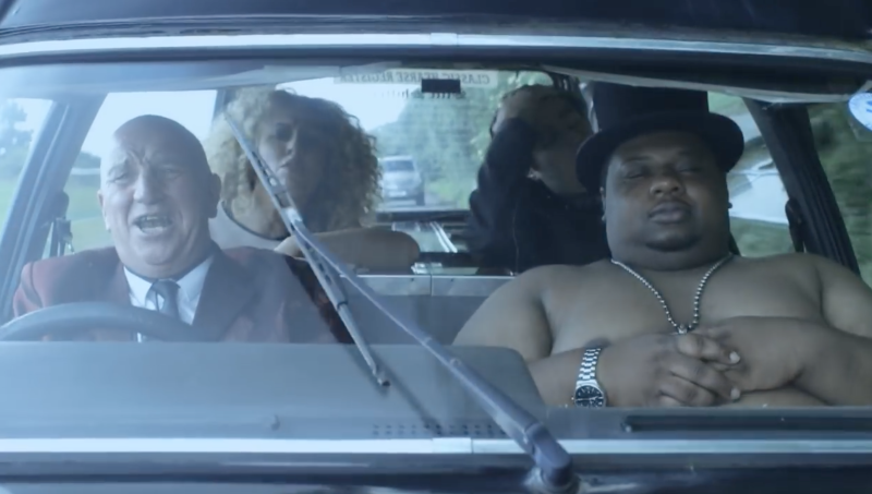 Big Narstie Inside a Car Scene