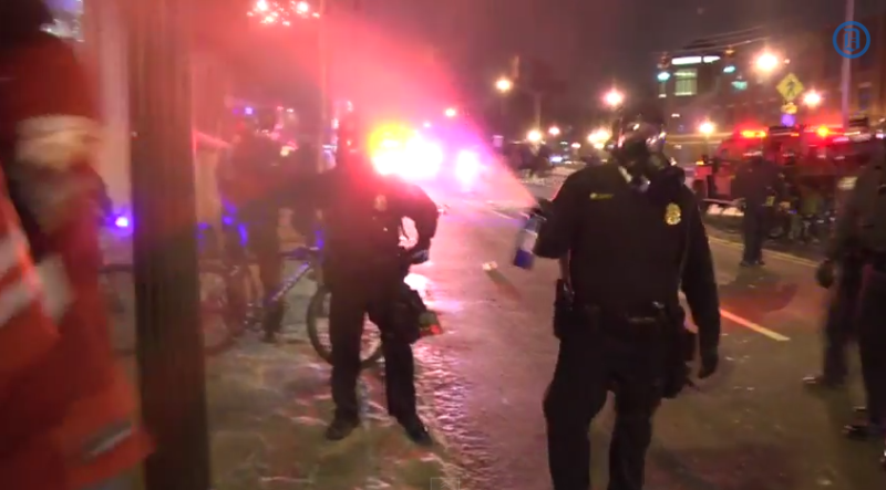 Riot Cops Used Tear Gas And Pepper Spray On Students Celebrating Ohio ...