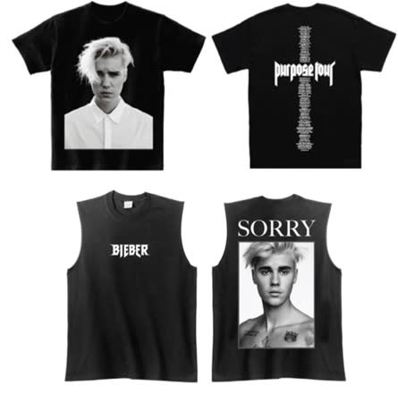 Justin Bieber 'Purpose' Tour Merch Exclusive First Look | Complex