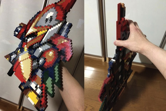 Nintendo Games Lego Pixel Art
