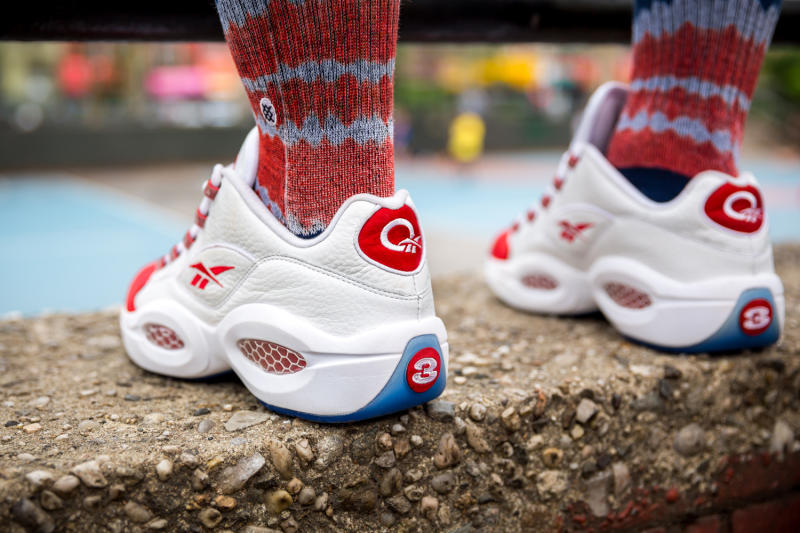 reebok question white red