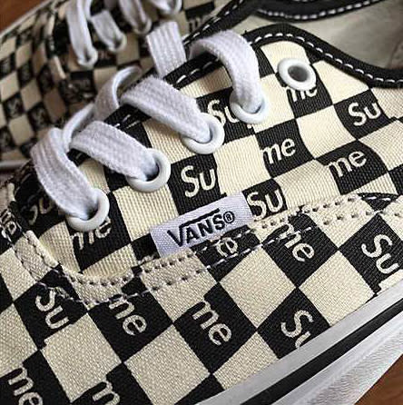 Supreme Recreated Vans' Checkerboard Print for a New Sneaker Collaboration
