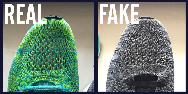 royal toe real vs fake