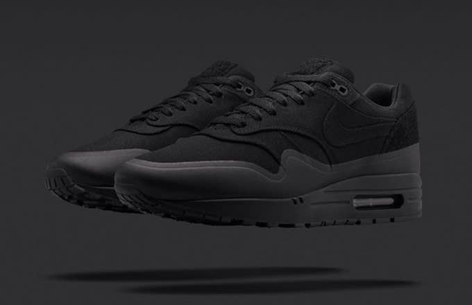 air max 1 all black