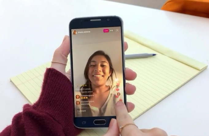 Instagram live video