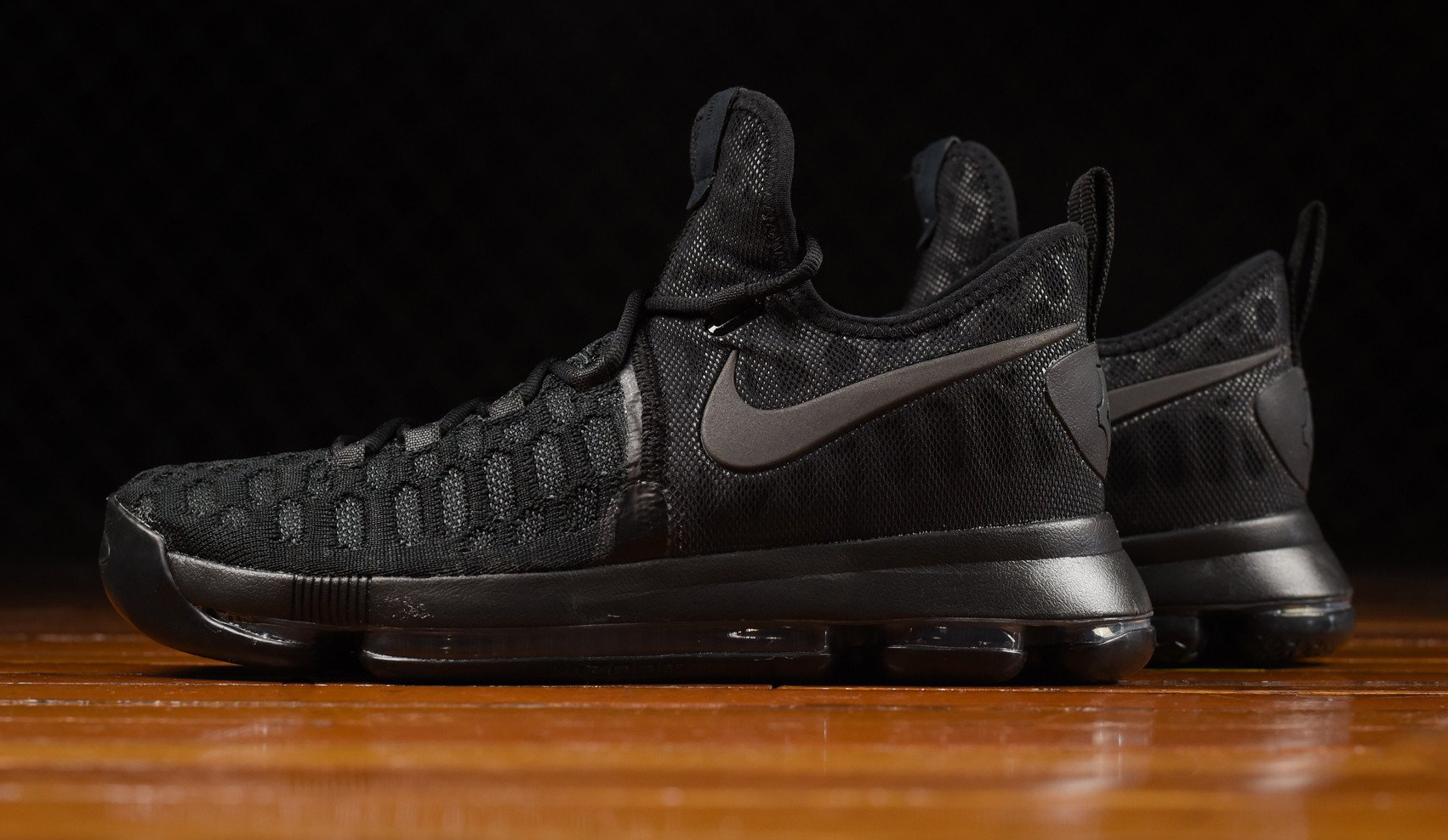 all black kevin durant shoes