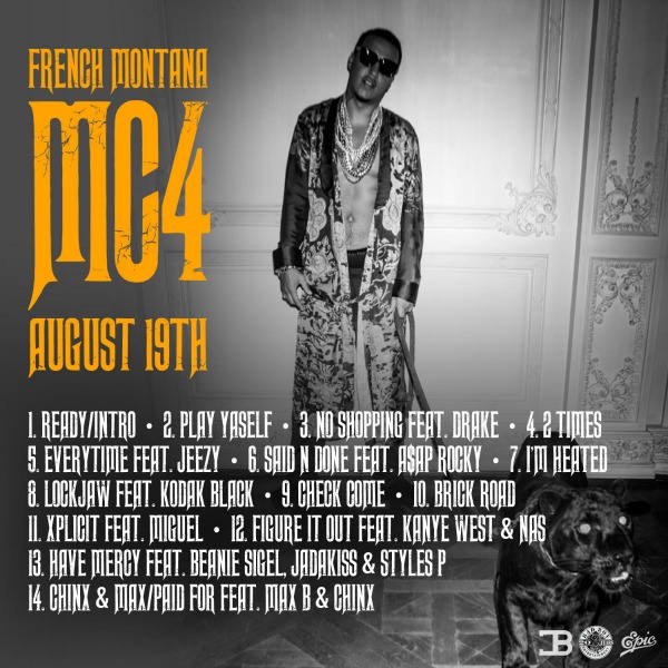 French Montana MC4 Tracklist
