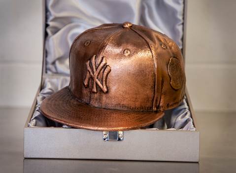 bronze hat