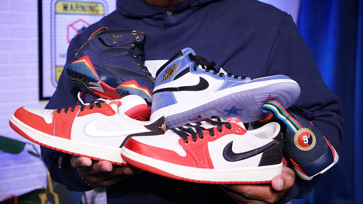Marcus Jordan Shares Unreleased Trophy Room x Air Jordan Samples