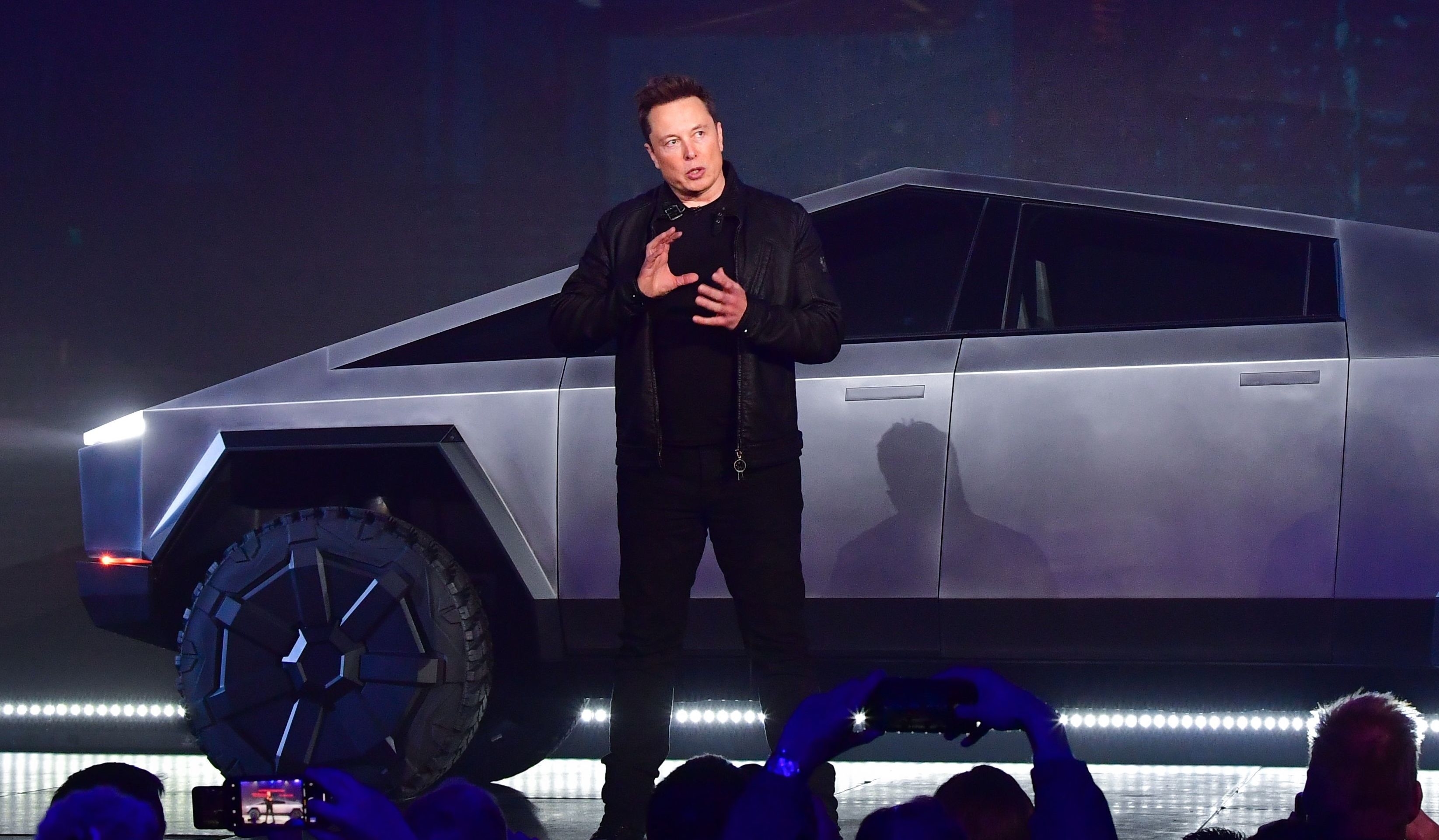 Elon Musk Reacts to Tesla Cybertruck Crashing Into Beverly Hills Hotel Sign