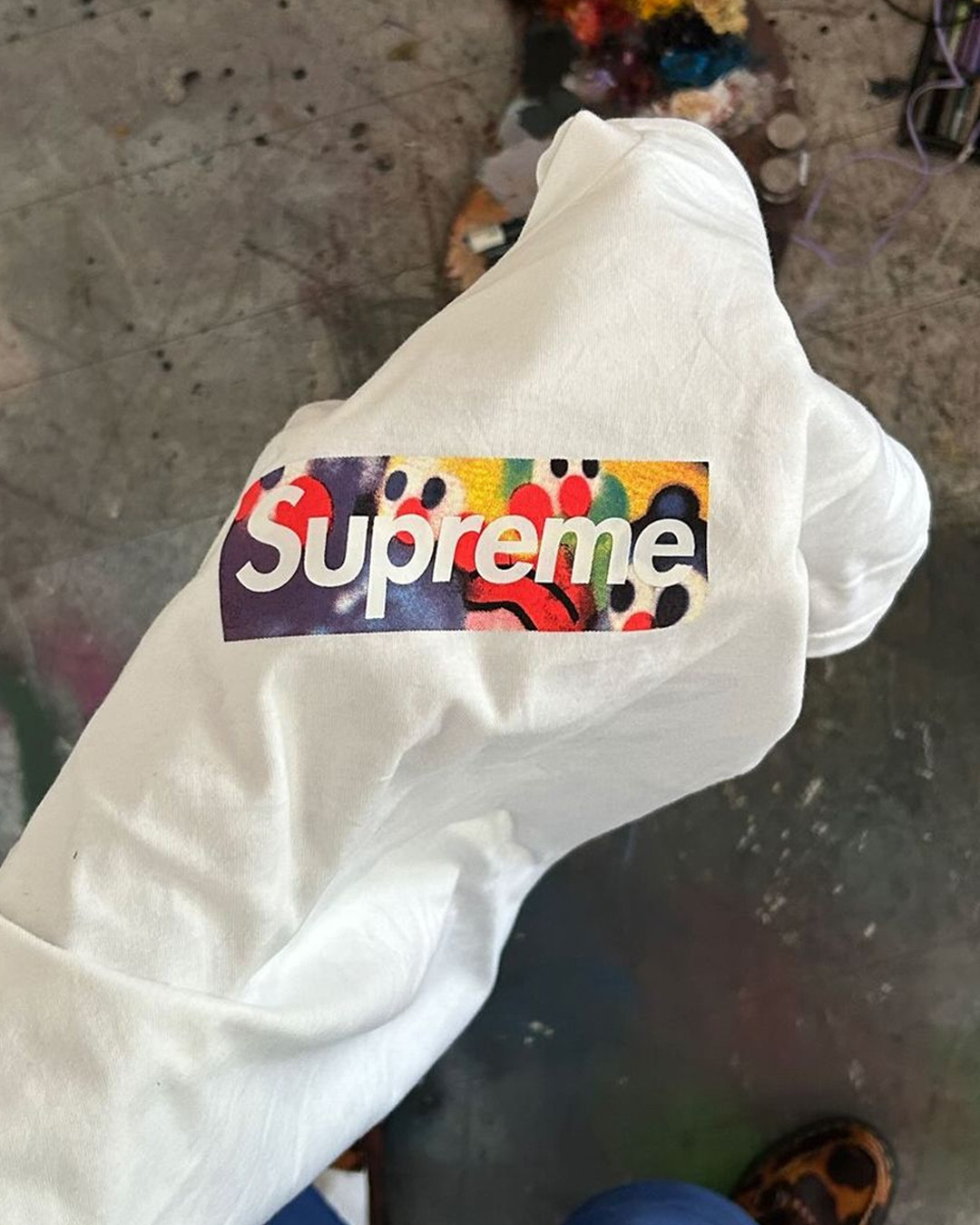 Slawn x Supreme bootleg T-shirt