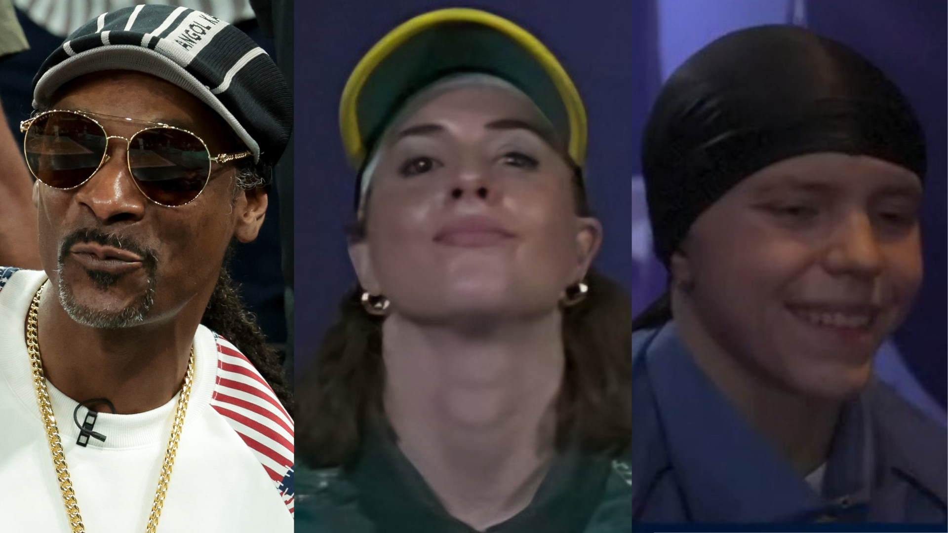 Snoop Dogg, Raygun, and Nicka during the 2024 Paris Summer Olympics.