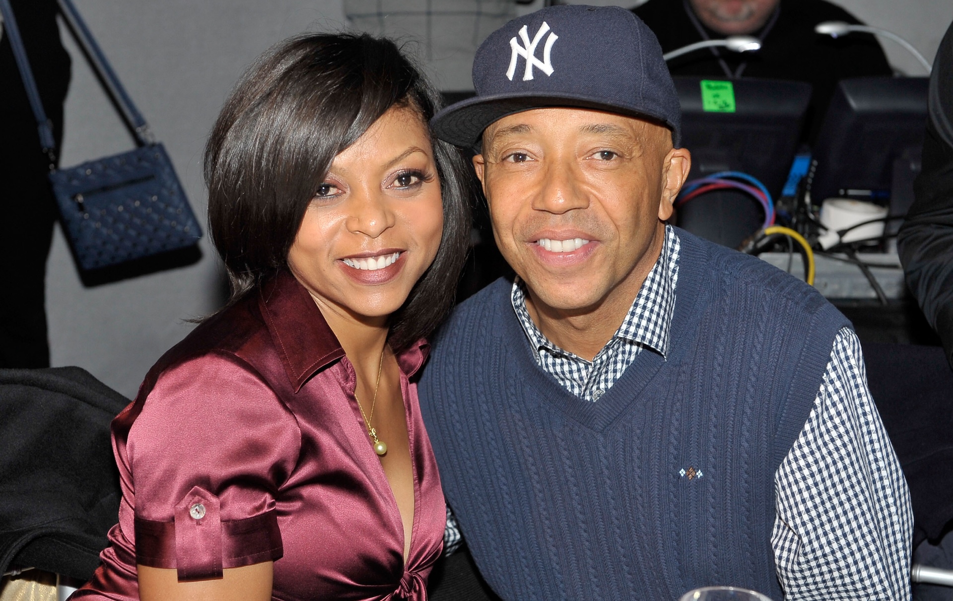 Russell Simmons and Taraji P. Henson