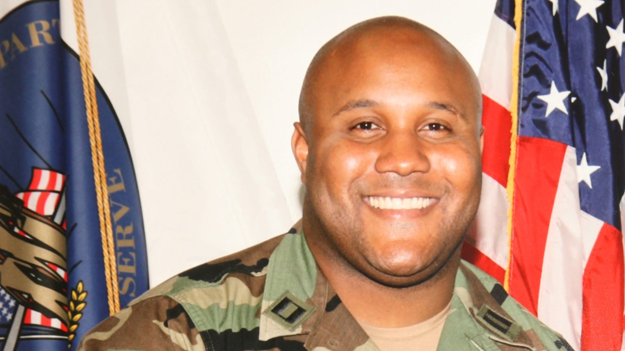 The Los Angeles Police Department faculty photograph of Christopher Dorner.