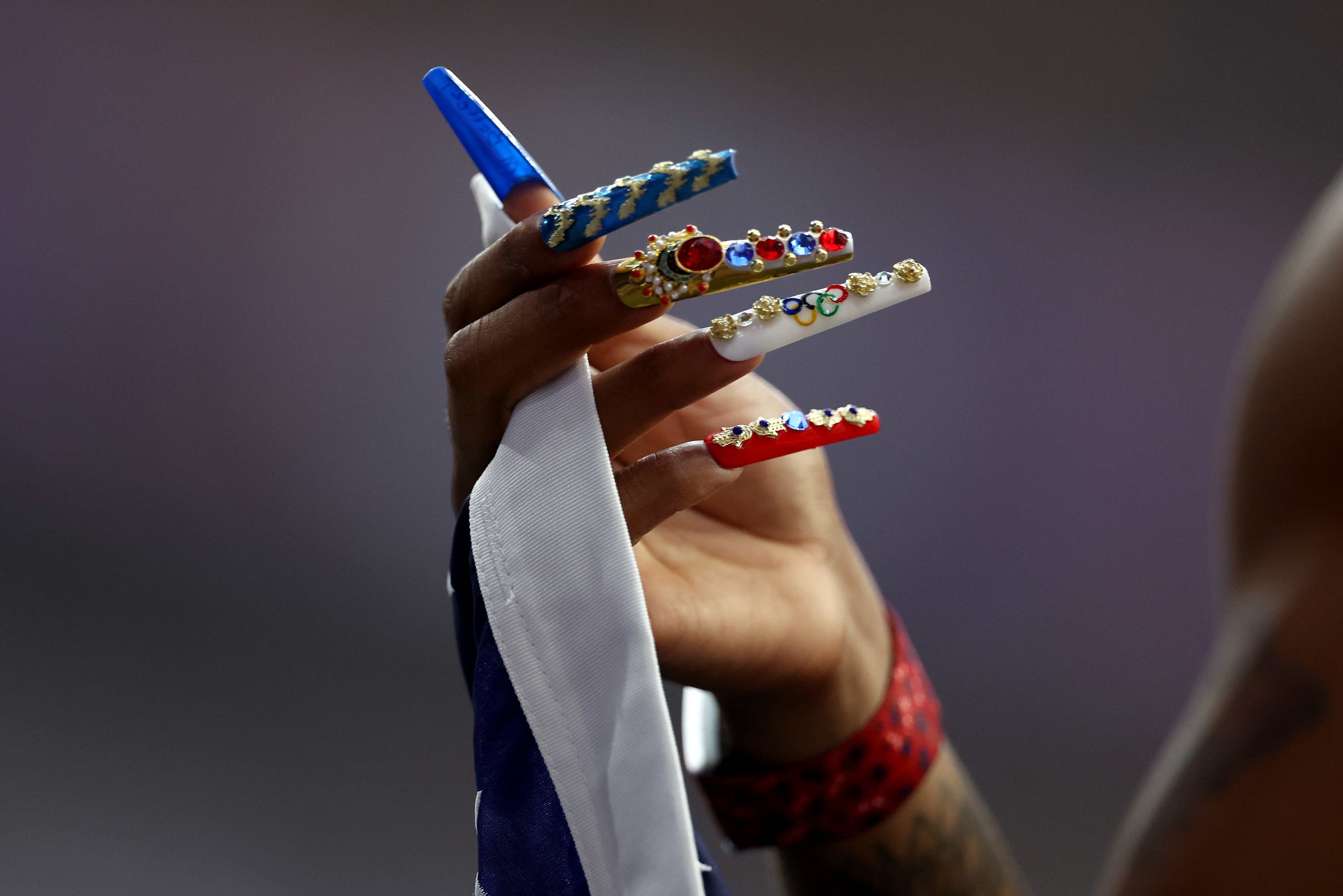 Sha'Carri Richardson 2024 Paris Olympics nails