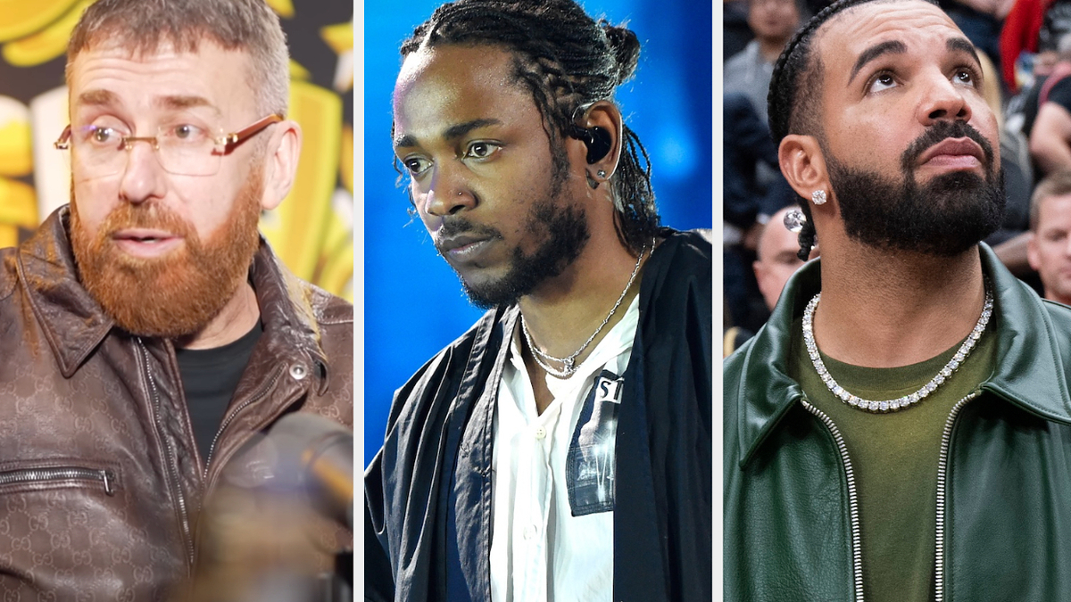 Three male celebrities at events; first in a leather jacket, second with braided hair and earphones, third in a green jacket with necklace