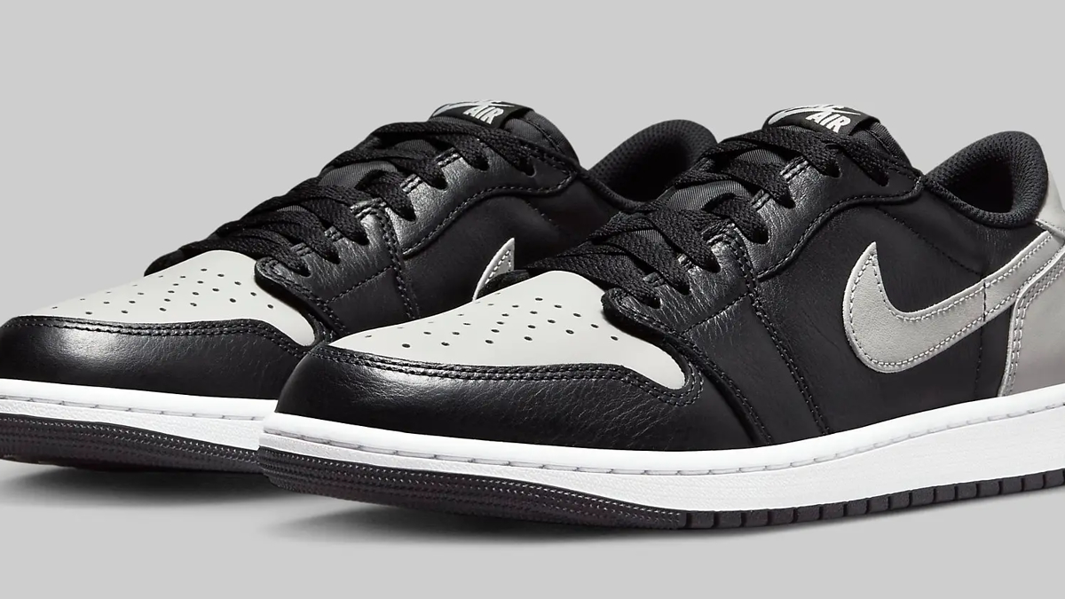 Close-up of Nike Air Force 1 sneakers with classic low-top design