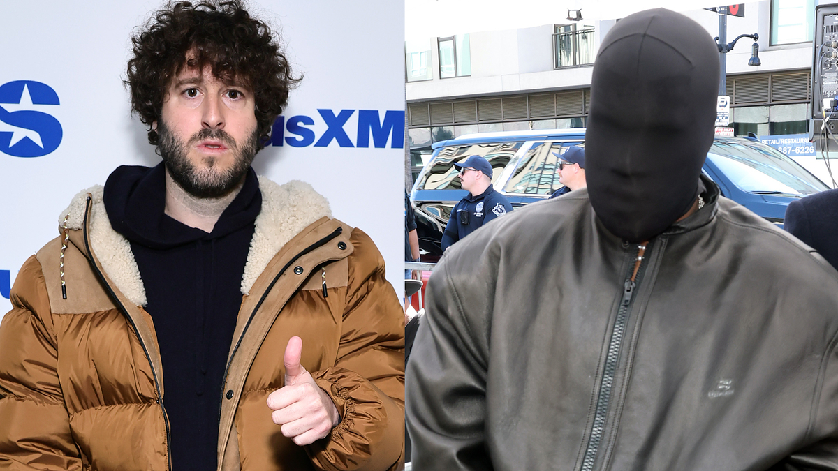lil dicky and ye are pictured