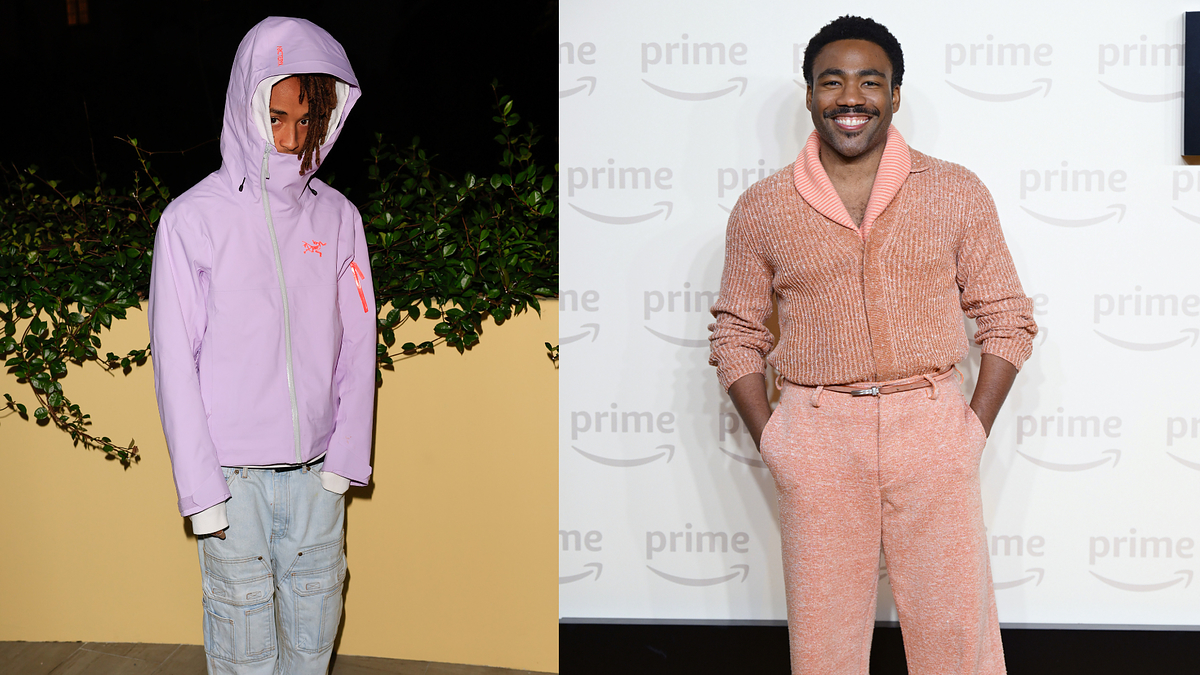 jaden smith and donald glover are pictured