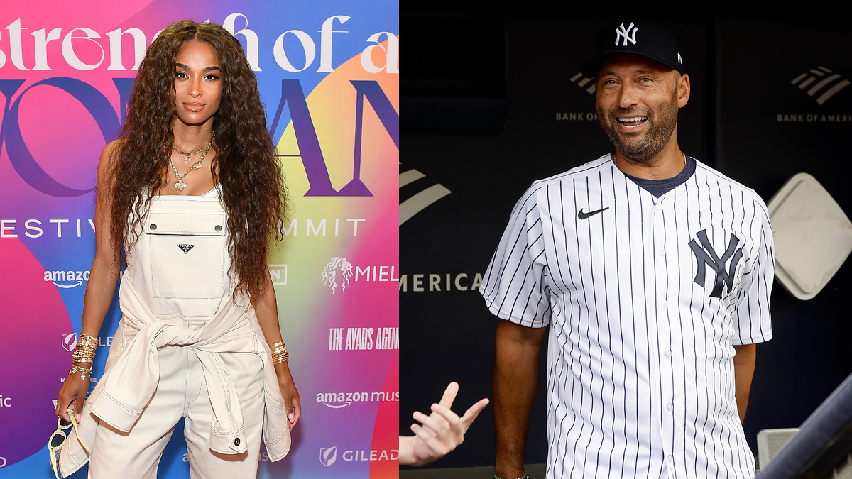ciara and derek jeter are pictured