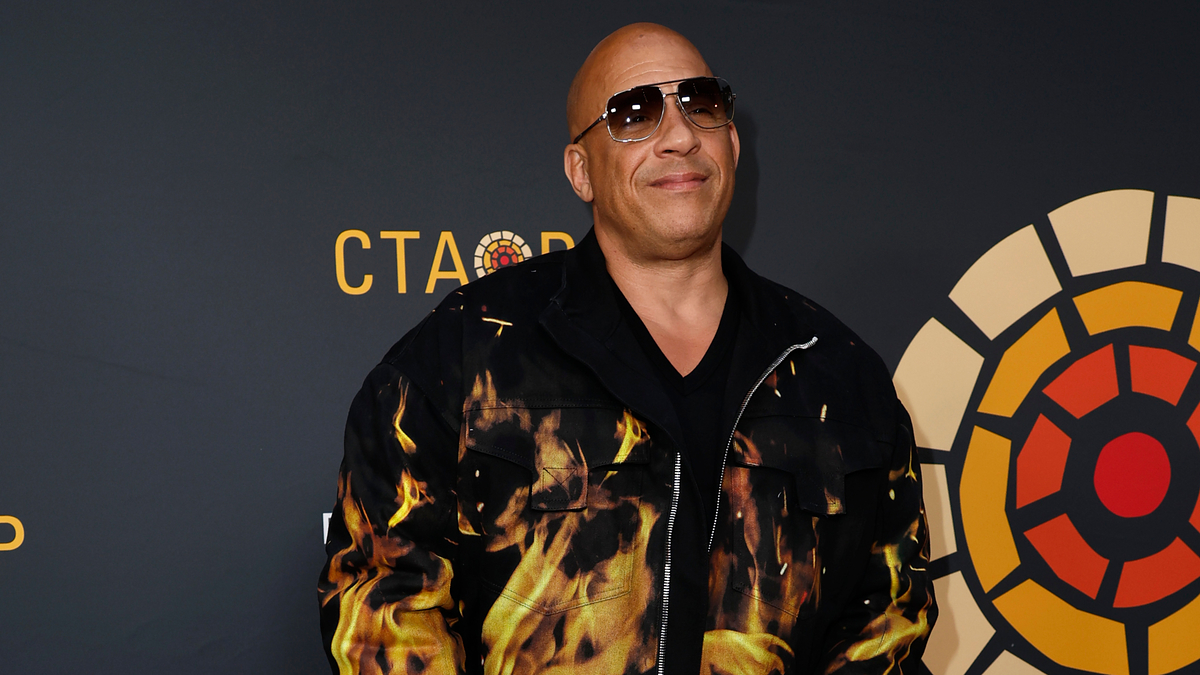 vin diesel is seen on red carpet