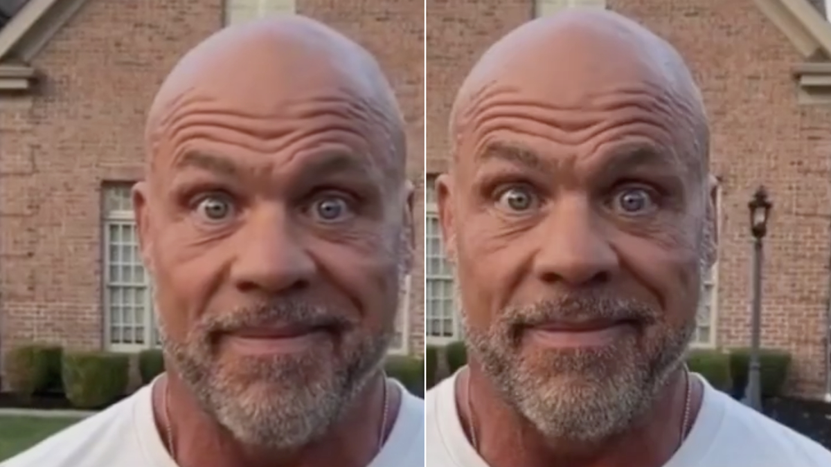 kurt angle pictured in meme format