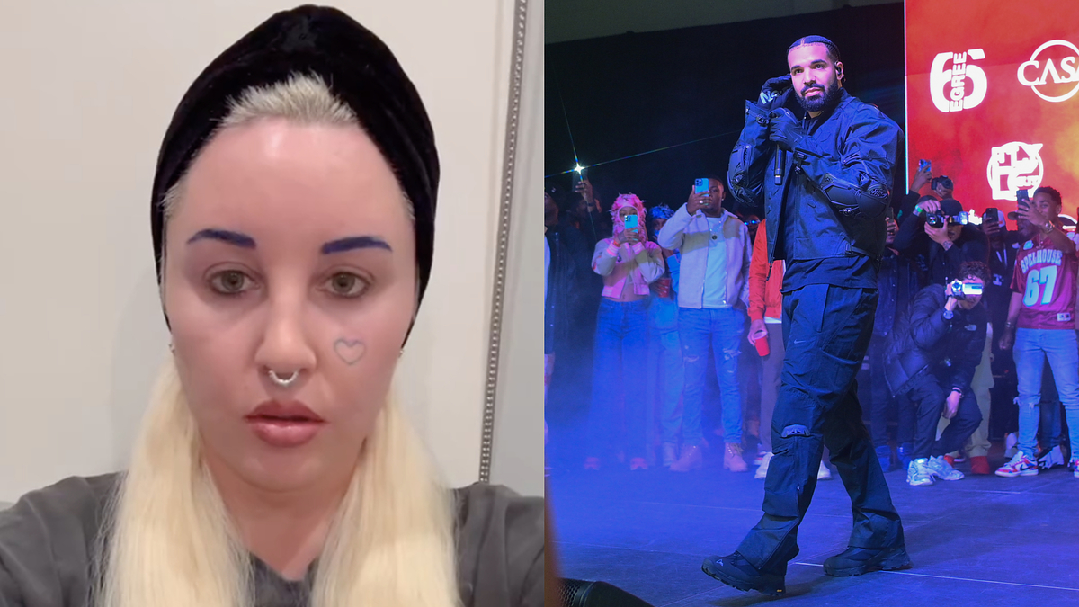 amanda bynes and drake are pictured